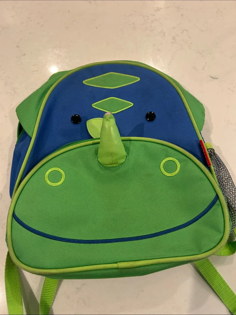 Skip Hop Blue and Green Dinosaur Kids Backpack